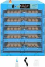 320 Egg Incubator Automatic Turner Big Chicken Incubator Digital Incubators Poultry Hatcher for Hatching Chicken Duck Goose Quail Birds Temperature Control