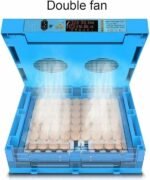 Egg Incubator, Egg Incubator with Automatic Egg Turning for Hatching Eggs Holds 128 Eggs Temperature Control Poultry Chicken Chick Duck Machine