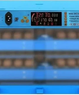 Egg Incubator, Egg Incubator with Automatic Egg Turning for Hatching Eggs Holds 128 Eggs Temperature Control Poultry Chicken Chick Duck Machine