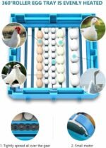 Egg Incubator, Egg Incubator with Automatic Egg Turning for Hatching Eggs Holds 128 Eggs Temperature Control Poultry Chicken Chick Duck Machine